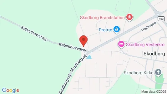 Lagerlokaler til leje i Rødding - kort over placeringen