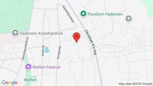 Lagerlokaler til leje i Haderslev - kort over placeringen