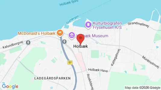 Butikslokaler til salg i Holbæk - Foto fra Google Street View