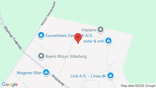 Lagerlokaler til leje i Silkeborg - Foto fra Google Street View