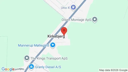 Lagerlokaler til leje i Lejre - kort over placeringen