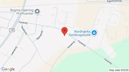Lagerlokaler til leje i Hjørring - Foto fra Google Street View