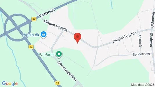 Lagerlokaler til salg i Tørring - kort over placeringen