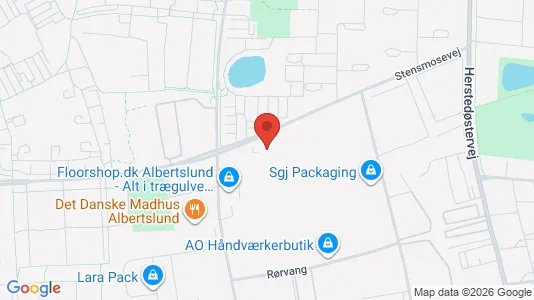 Kontorlokaler til leje i Albertslund - kort over placeringen