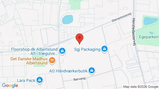Kontorlokaler til leje i Albertslund - kort over placeringen