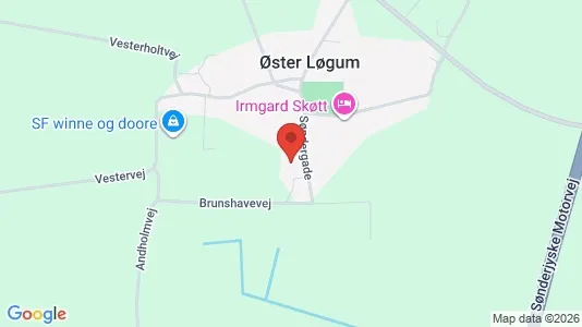 Kontorlokaler til leje i Rødekro - kort over placeringen