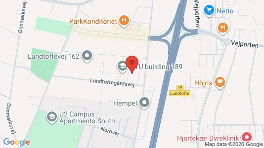 Lagerlokaler til leje i Kongens Lyngby - kort over placeringen