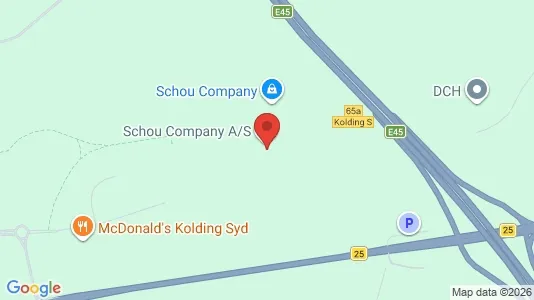 Lagerlokaler til leje i Kolding - kort over placeringen