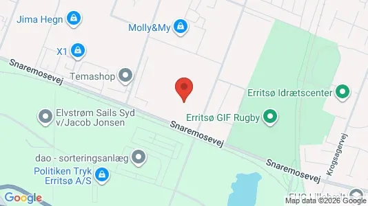 Lagerlokaler til salg i Fredericia - kort over placeringen