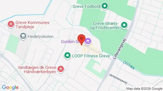 Kontorlokaler til leje i Greve - kort over placeringen
