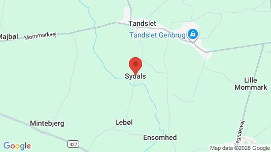 Hoteller til salg i Sydals - kort over placeringen
