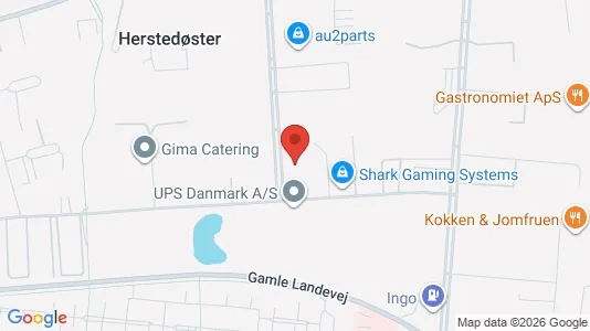 Lagerlokaler til leje i Glostrup - kort over placeringen