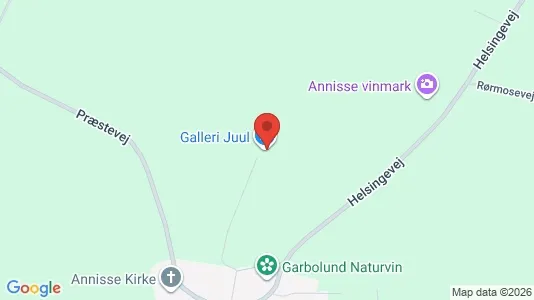 Lagerlokaler til leje i Helsinge - kort over placeringen