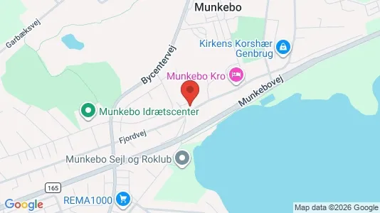 Lagerlokaler til leje i Munkebo - kort over placeringen