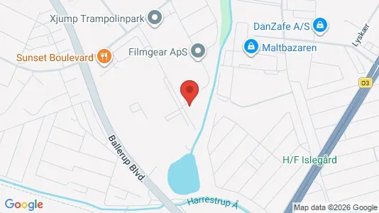 Lagerlokaler til leje i Skovlunde - kort over placeringen