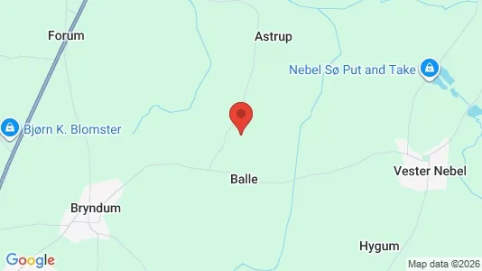 Lagerlokaler til salg i Esbjerg N - kort over placeringen