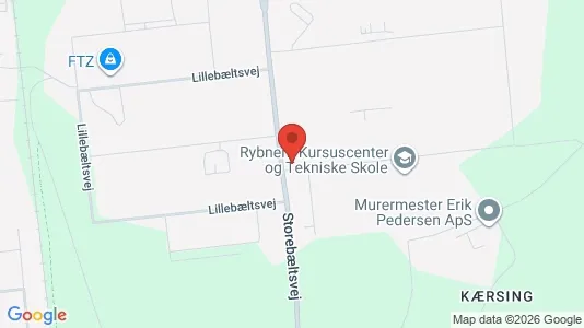 Lagerlokaler til leje i Esbjerg N - kort over placeringen