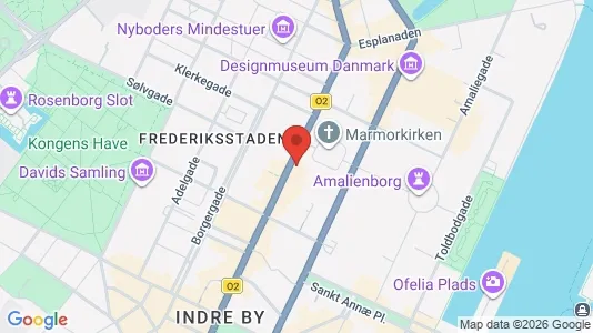 Lagerlokaler til leje i København K - kort over placeringen