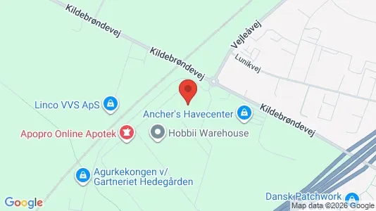 Lagerlokaler til leje i Greve - kort over placeringen