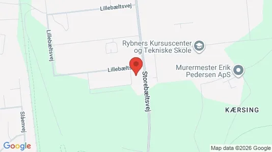 Lagerlokaler til leje i Esbjerg N - kort over placeringen