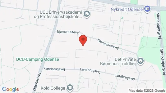 Lagerlokaler til leje i Odense S - kort over placeringen